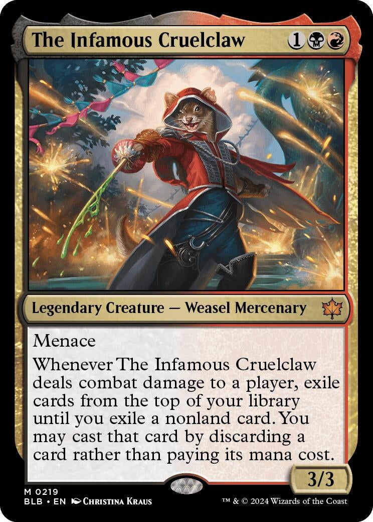 Image for The Infamous Cruelclaw (219) - Magic: The Gathering