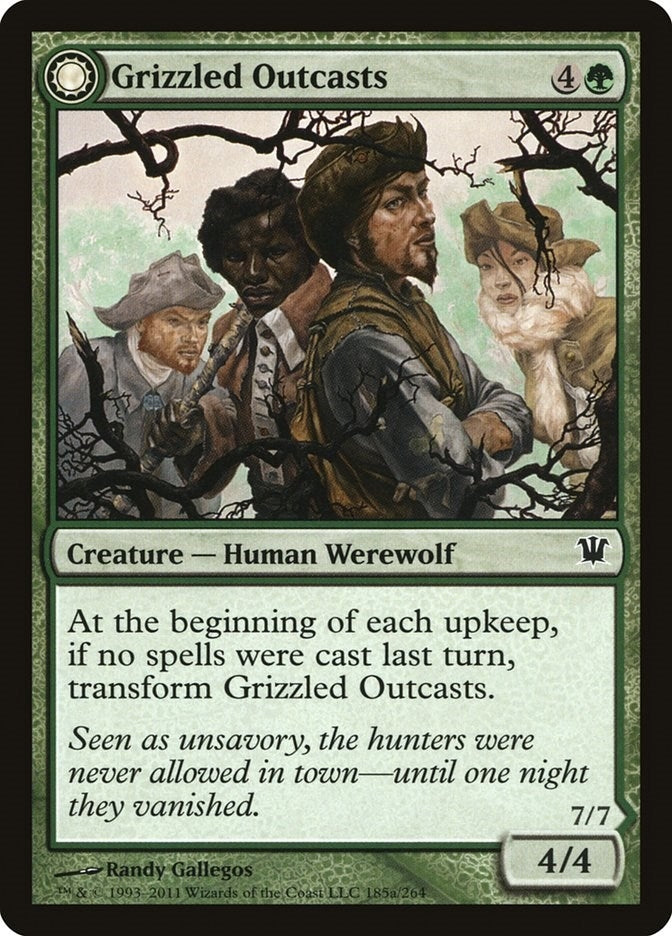 Image for Grizzled Outcasts (185) (Innistrad) (ISD) - Magic: The Gathering