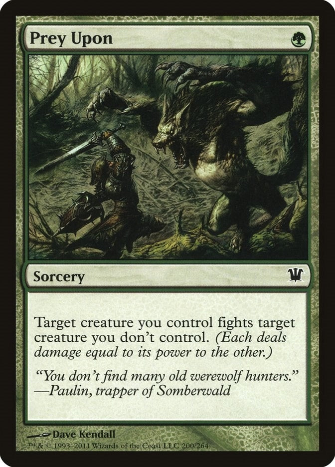 Image for Prey Upon (200) (Innistrad) (ISD) - Magic: The Gathering