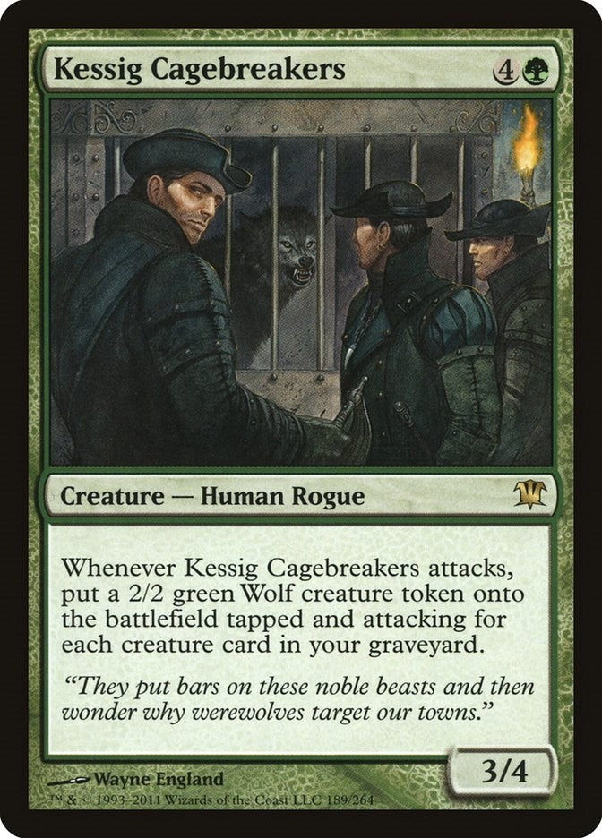 Image for Kessig Cagebreakers (189) (Innistrad) - Magic: The Gathering