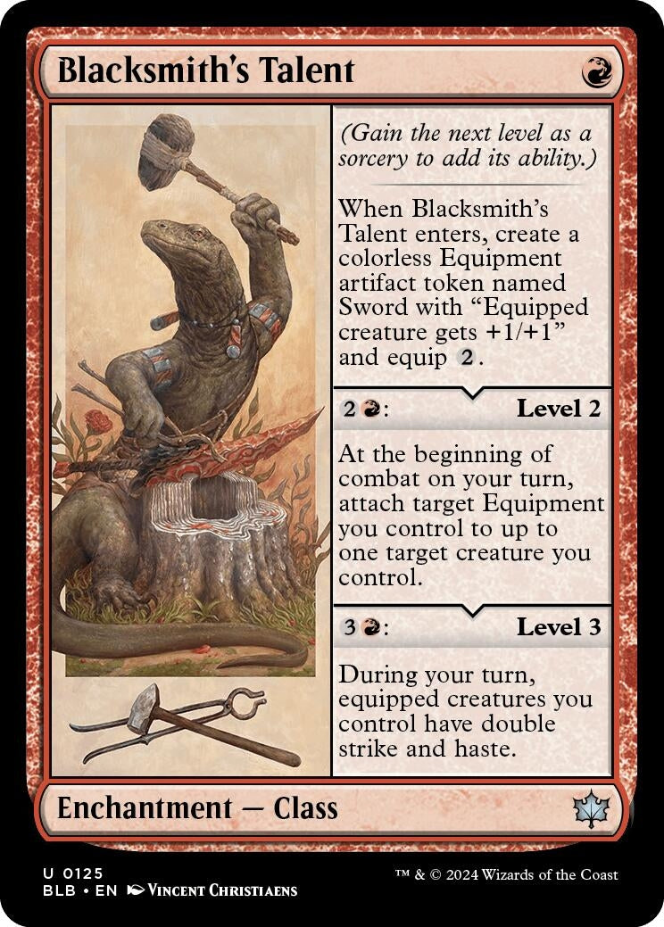 Image for Blacksmith's Talent (125) - Magic: The Gathering
