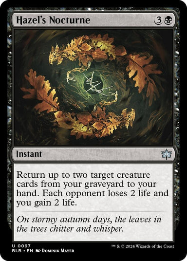 Image for Hazel's Nocturne (97) - Magic: The Gathering