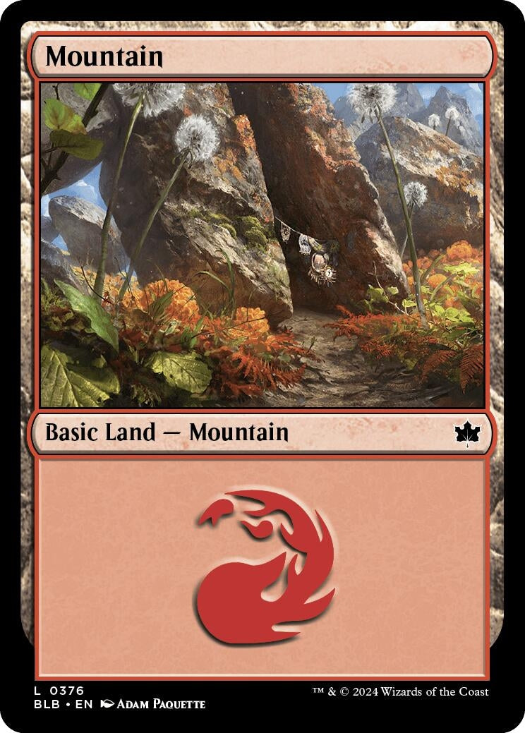 Image for Mountain (0376) (376) - Magic: The Gathering