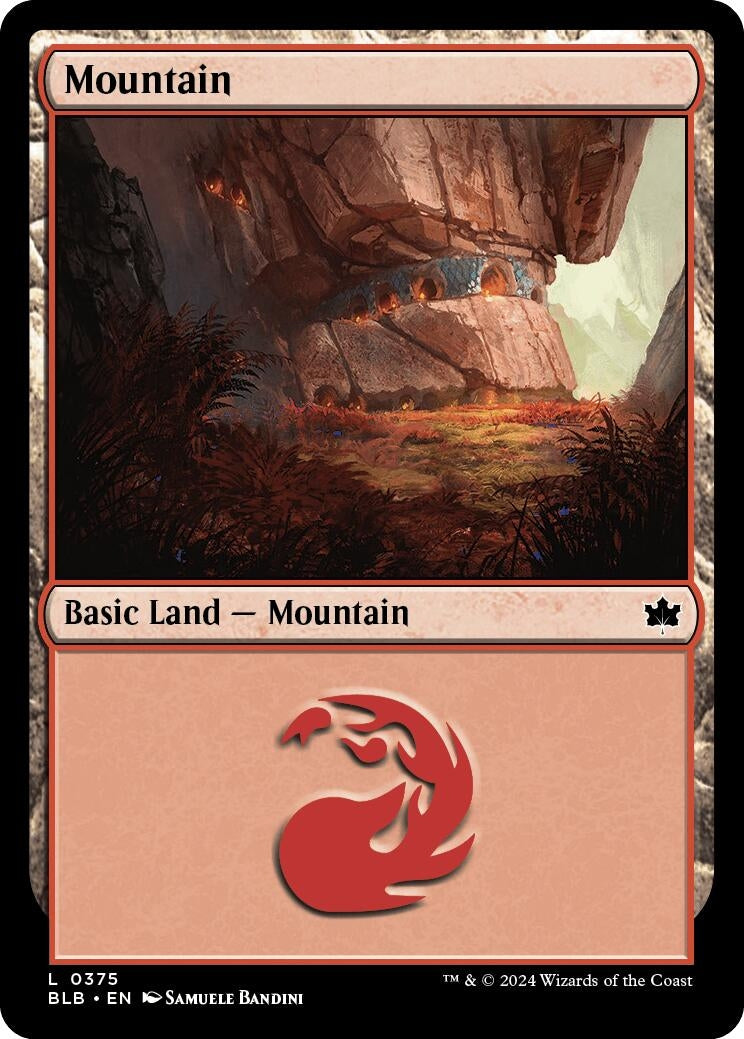 Image for Mountain (0375) (375) - Magic: The Gathering