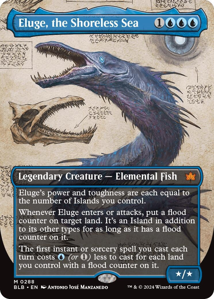Image for Eluge, the Shoreless Sea (Borderless) (288) - Magic: The Gathering