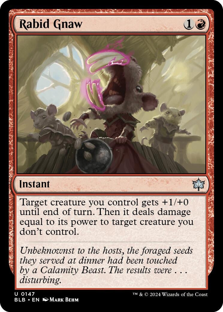 Image for Rabid Gnaw (147) - Magic: The Gathering