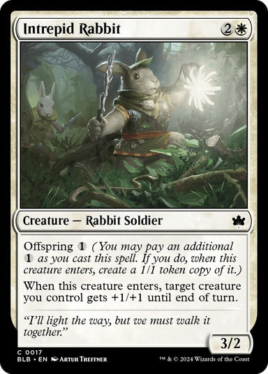Image for Intrepid Rabbit (17) - Magic: The Gathering