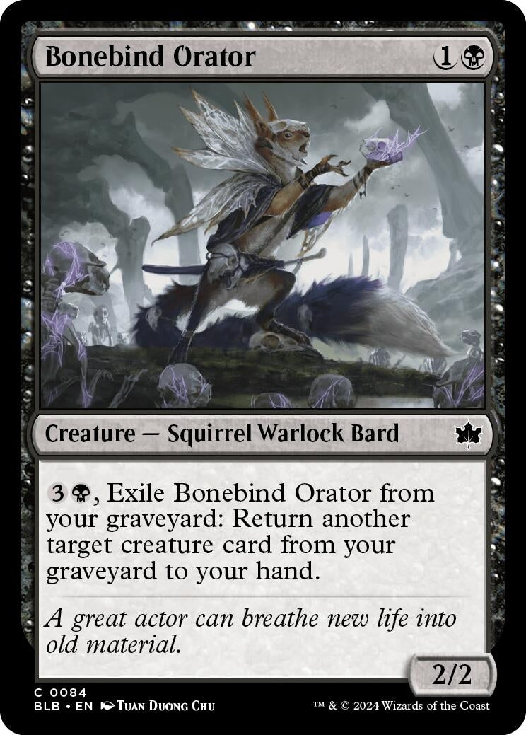 Image for Bonebind Orator (84) - Magic: The Gathering