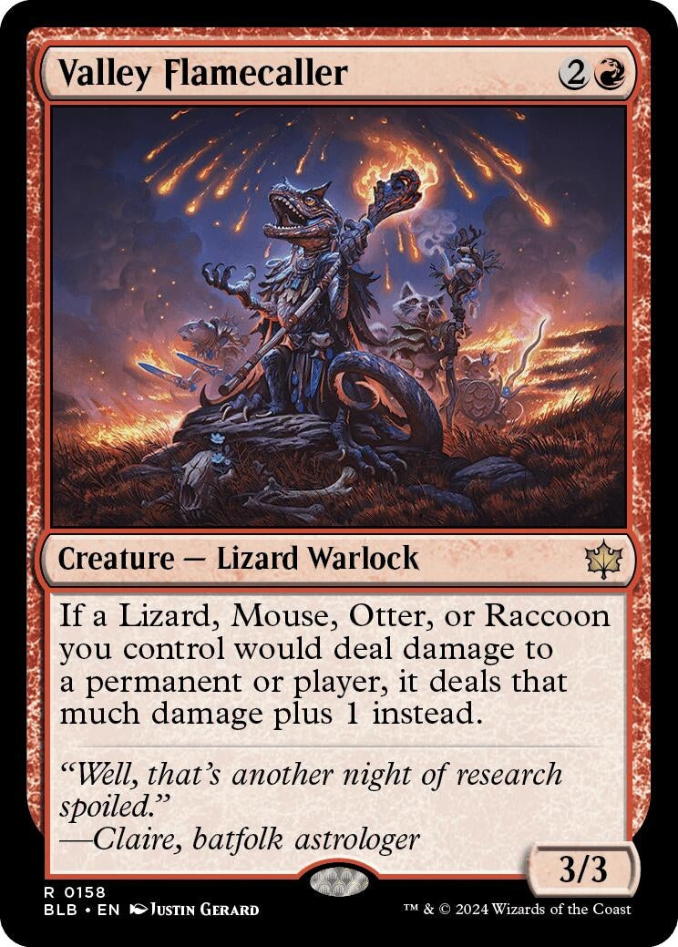 Image for Valley Flamecaller (158) - Magic: The Gathering