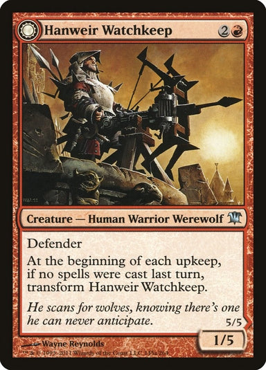 Image for Hanweir Watchkeep (145) (Innistrad) (ISD) - Magic: The Gathering