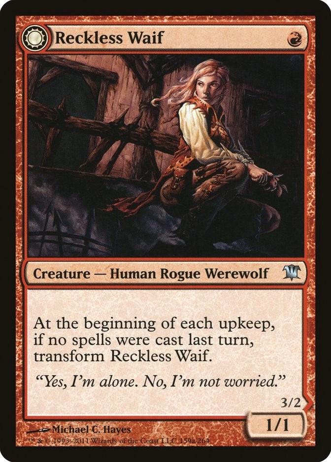 Image for Reckless Waif (159) (Innistrad) (ISD) - Magic: The Gathering