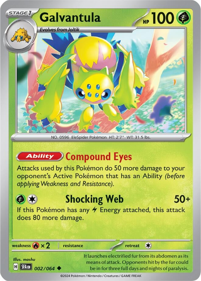 Image for Galvantula (002/064) (SV: Shrouded Fable) (SFA) - Pokemon