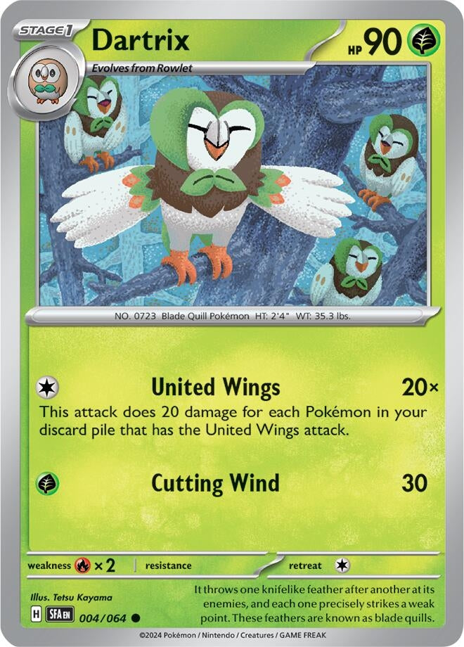 Image for Dartrix (004/064) (SV: Shrouded Fable) (SFA) - Pokemon