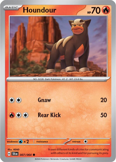 Image for Houndour (007/064) (SV: Shrouded Fable) (SFA) - Pokemon