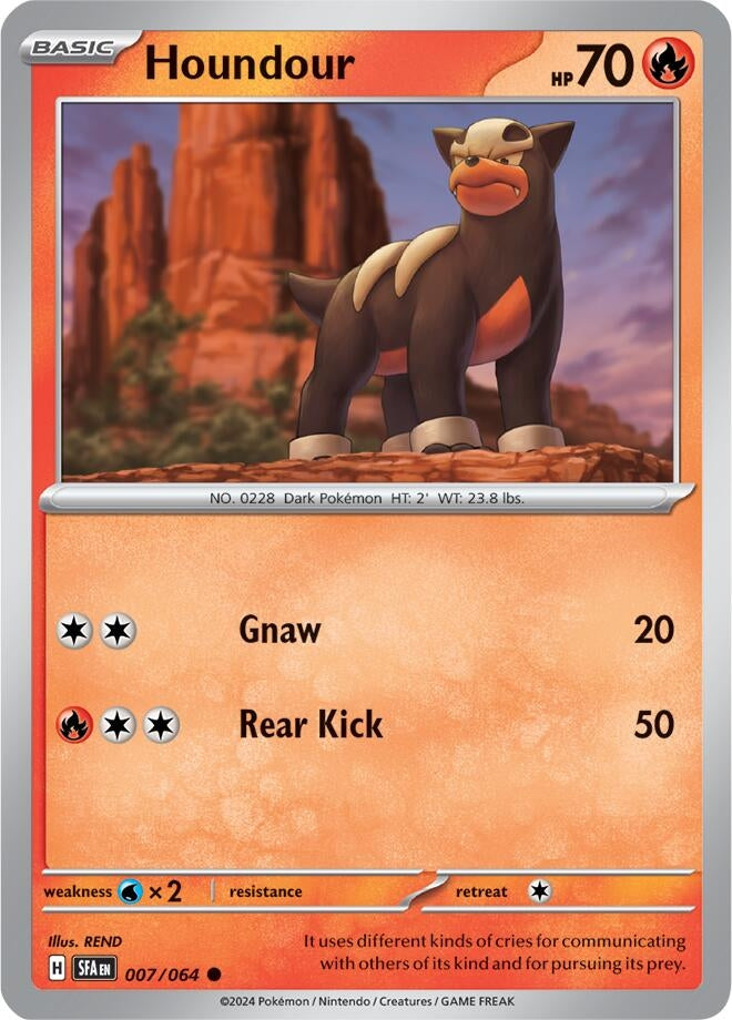 Image for Houndour (007/064) (SV: Shrouded Fable) (SFA) - Pokemon