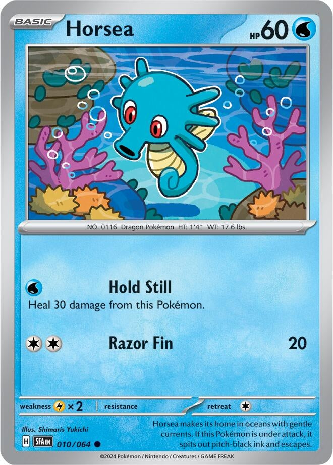 Image for Horsea (010/064) (SV: Shrouded Fable) (SFA) - Pokemon