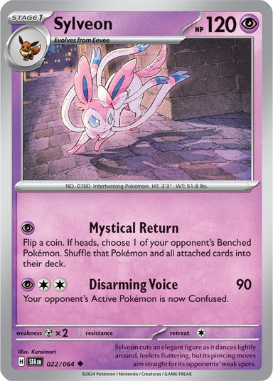 Image for Sylveon (022/064) (SV: Shrouded Fable) (SFA) - Pokemon