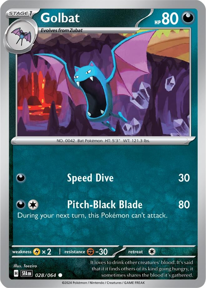 Image for Golbat (028/064) (SV: Shrouded Fable) (SFA) - Pokemon