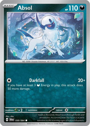 Image for Absol (030/064) (SV: Shrouded Fable) (SFA) - Pokemon