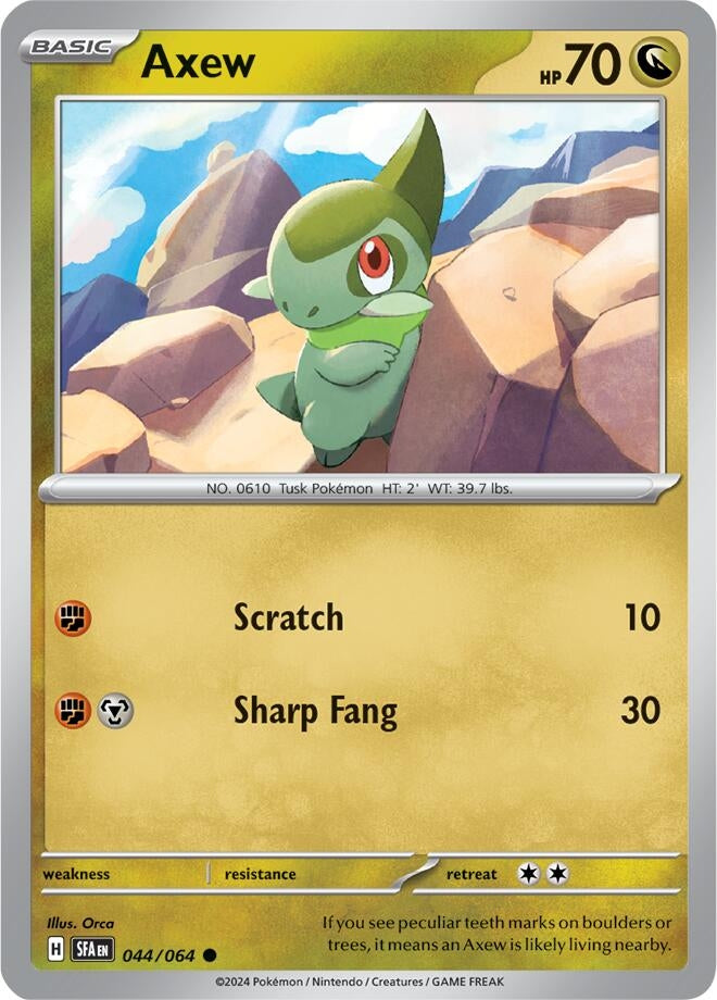 Image for Axew (044/064) (SV: Shrouded Fable) (SFA) - Pokemon