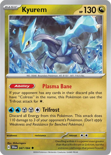 Image for Kyurem (047/064) (SV: Shrouded Fable) (SFA) - Pokemon