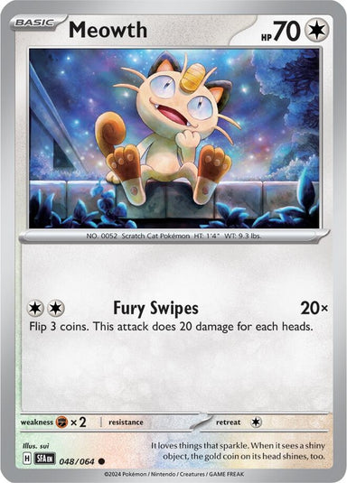 Image for Meowth (048/064) (SV: Shrouded Fable) (SFA) - Pokemon