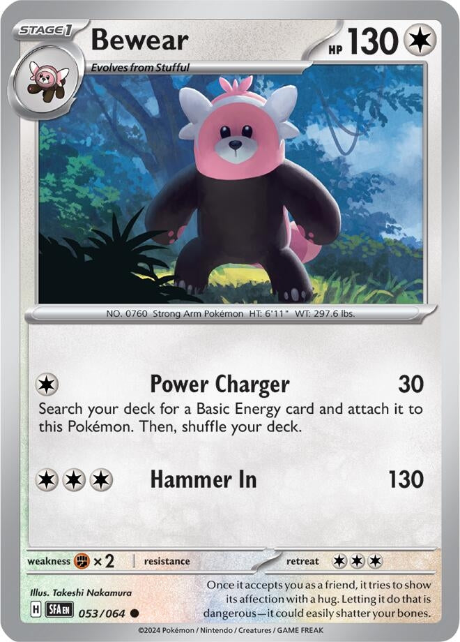 Image for Bewear (053/064) (SV: Shrouded Fable) (SFA) - Pokemon