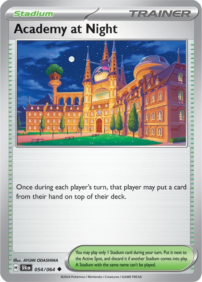 Image for Academy at Night (054/064) (SV: Shrouded Fable) (SFA) - Pokemon