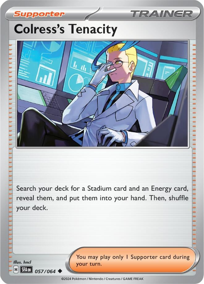 Image for Colress's Tenacity (057/064) (SFA) - Pokemon