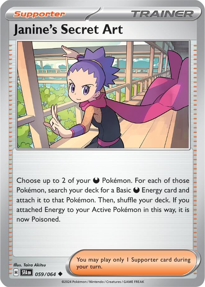 Image for Janine's Secret Art (059/064) (SFA) - Pokemon