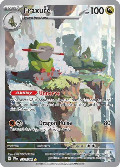 Image for Fraxure (077/064) (SV: Shrouded Fable) (SFA) - Pokemon