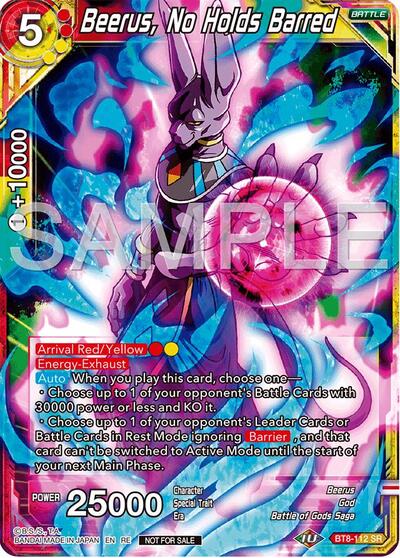 BT8-112  - Beerus, No Holds Barred (Deluxe Pack 2024 Vol.2)