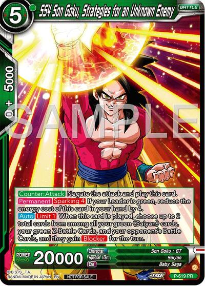 P-619  - SS4 Son Goku, Strategies for an Unknown Enemy (Deluxe Pack 2024 Vol.2)