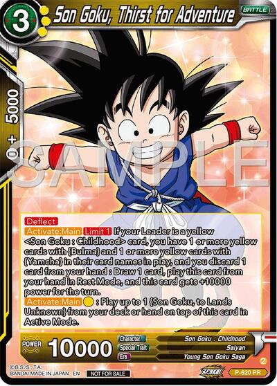 P-620  - Son Goku, Thirst for Adventure (Deluxe Pack 2024 Vol.2)