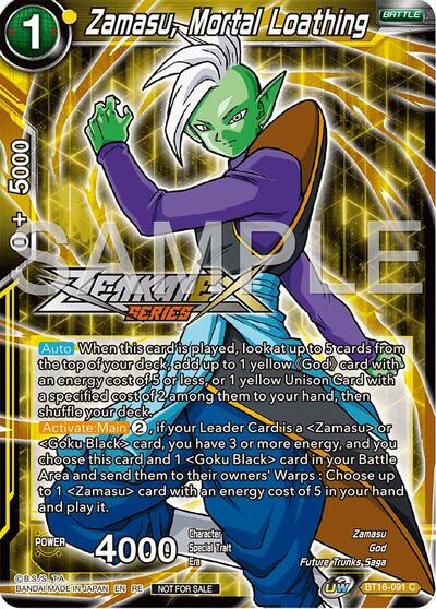 BT16-091  - Zamasu, Mortal Loathing (Event Pack 15)