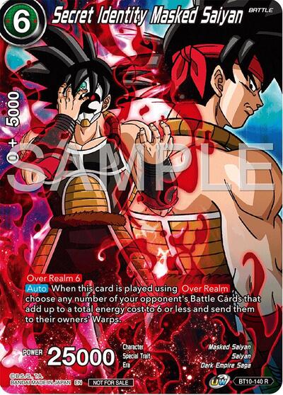 BT10-140  - Secret Identity Masked Saiyan (Premium Alt-Art Card Set 2024 Vol.2)