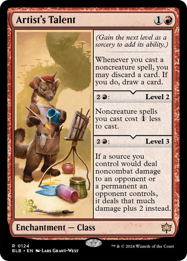 Image for Artist's Talent (124) (Prerelease Cards) (PRE) - Magic: The Gathering