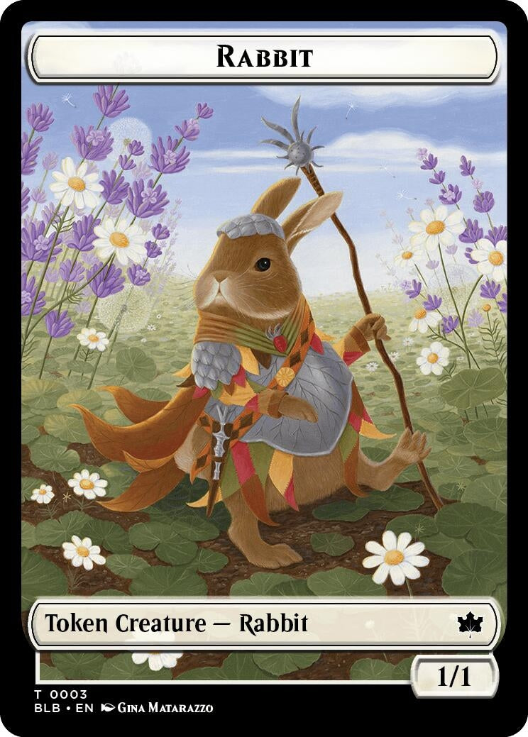 Image for Rabbit Token (3) - Magic: The Gathering