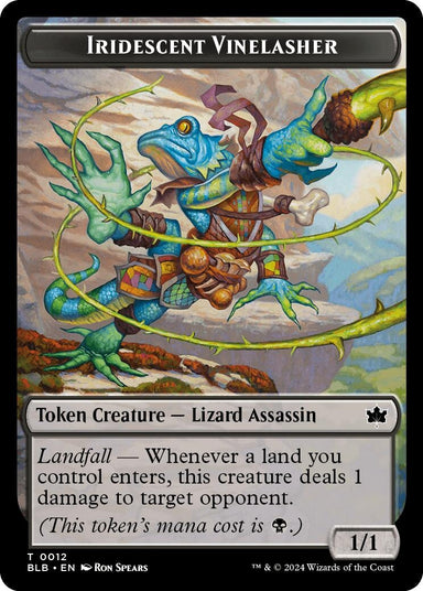 Image for Iridescent Vinelasher Token (12) - Magic: The Gathering