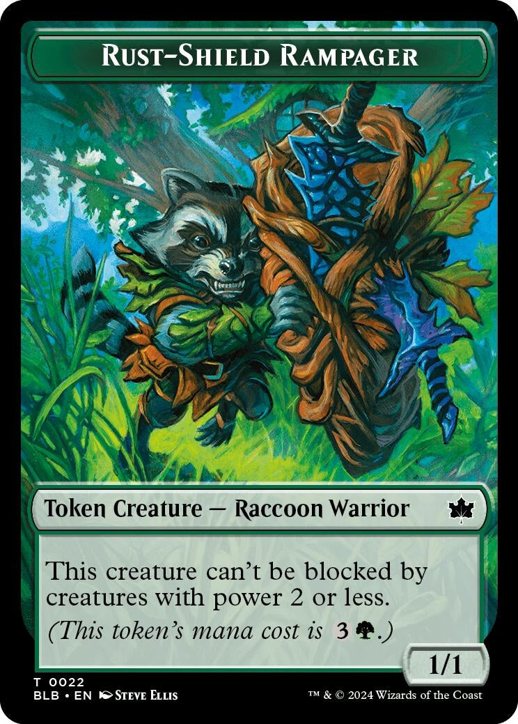 Image for Rust-Shield Rampager Token (22) - Magic: The Gathering