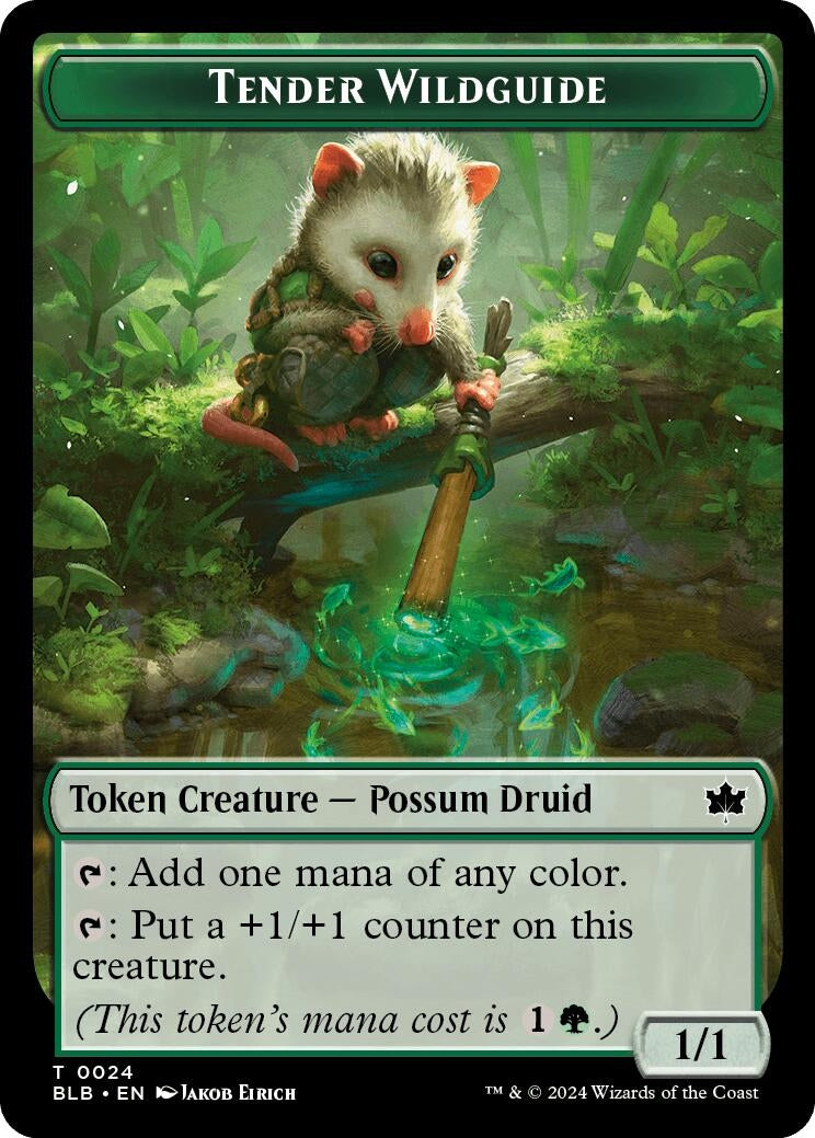 Image for Tender Wildguide Token (24) - Magic: The Gathering