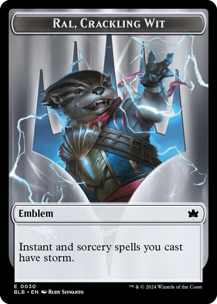 Image for Emblem - Ral, Crackling Wit (30) - Magic: The Gathering