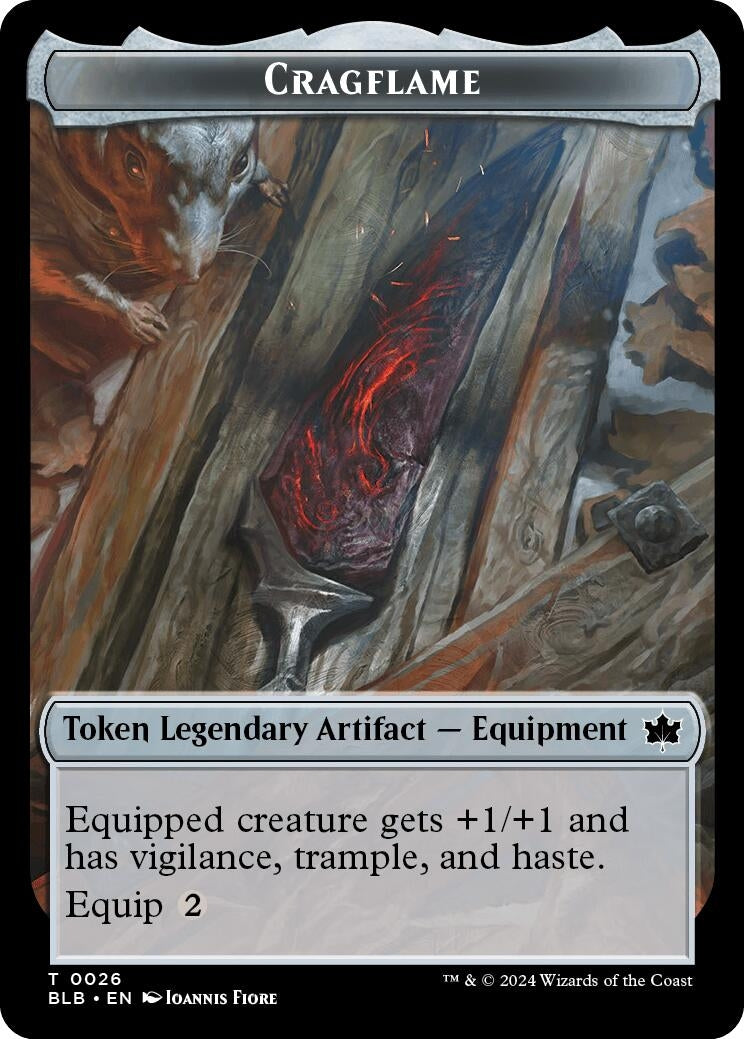 Image for Cragflame // Starscape Cleric Double-Sided Token (26 // 15) - Magic: The Gathering