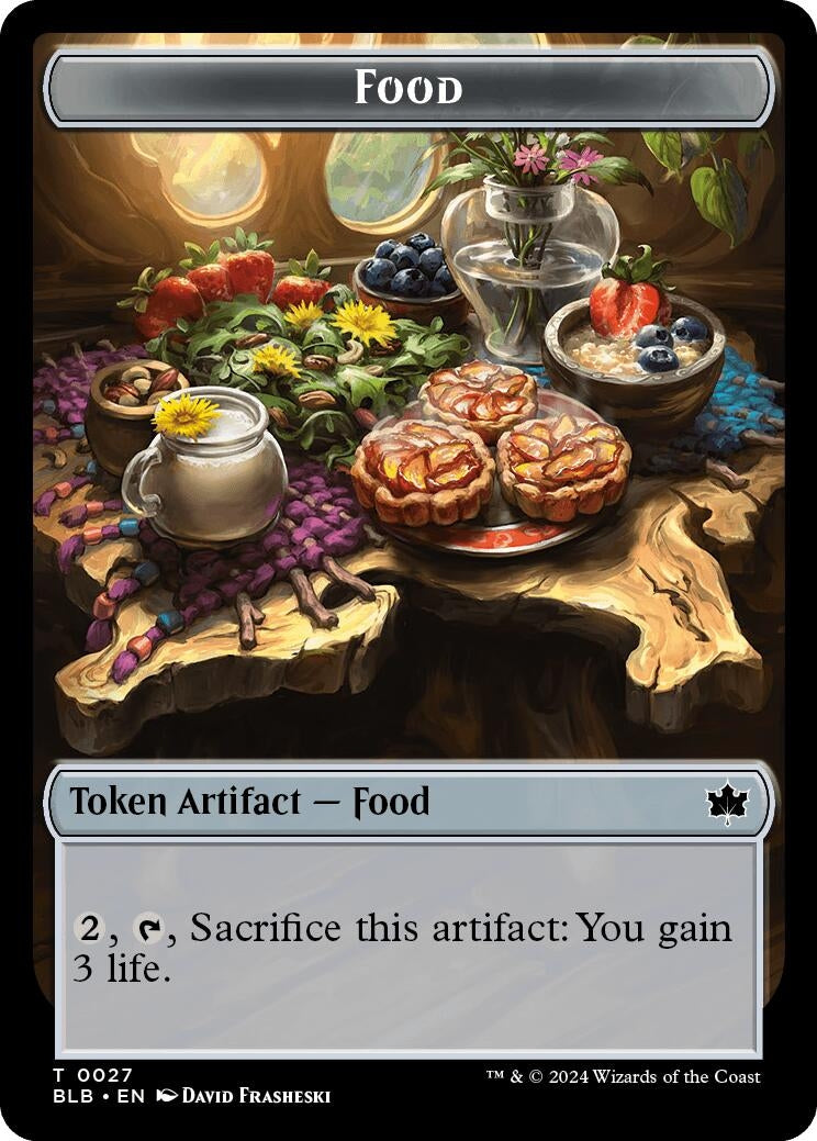 Image for Food // Pawpatch Recruit Double-Sided Token (27 // 21) - Magic: The Gathering