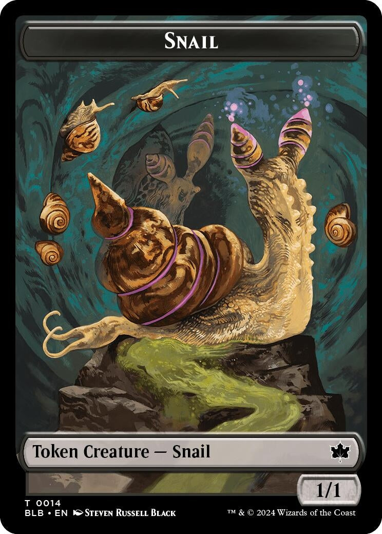 Image for Snail // Thundertrap Trainer Double-Sided Token (14 // 9) - Magic: The Gathering