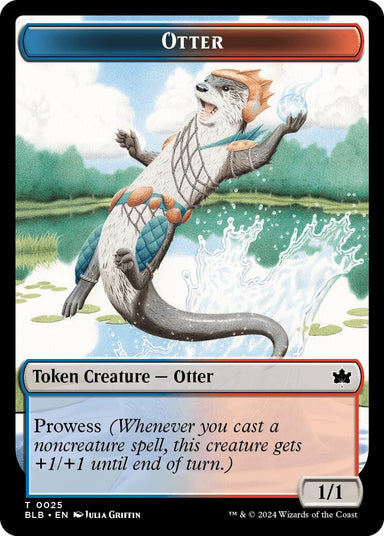 Image for Otter // Copy Double-Sided Token (25 // 1) (BLB) - Magic: The Gathering