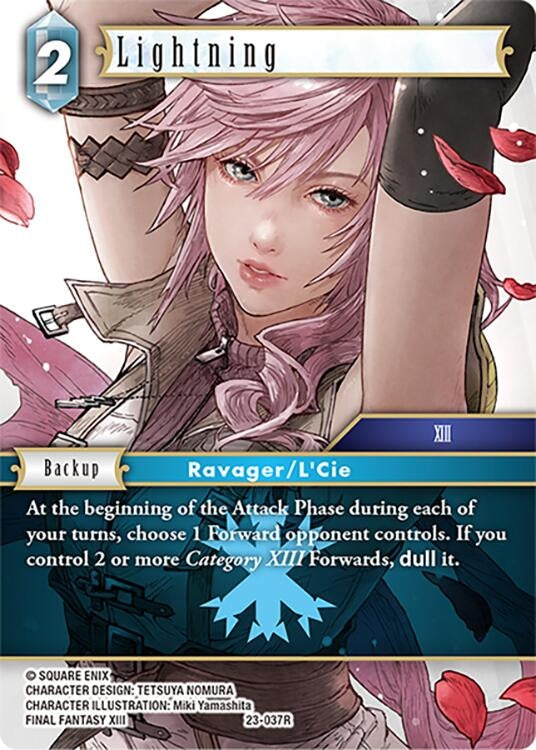 Image for Lightning (23-037R) (23) - Final Fantasy TCG