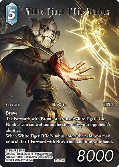 White Tiger l'Cie Nimbus (Full Art)