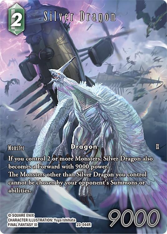 Image for Silver Dragon (Full Art) (23-044R) (23) - Final Fantasy TCG