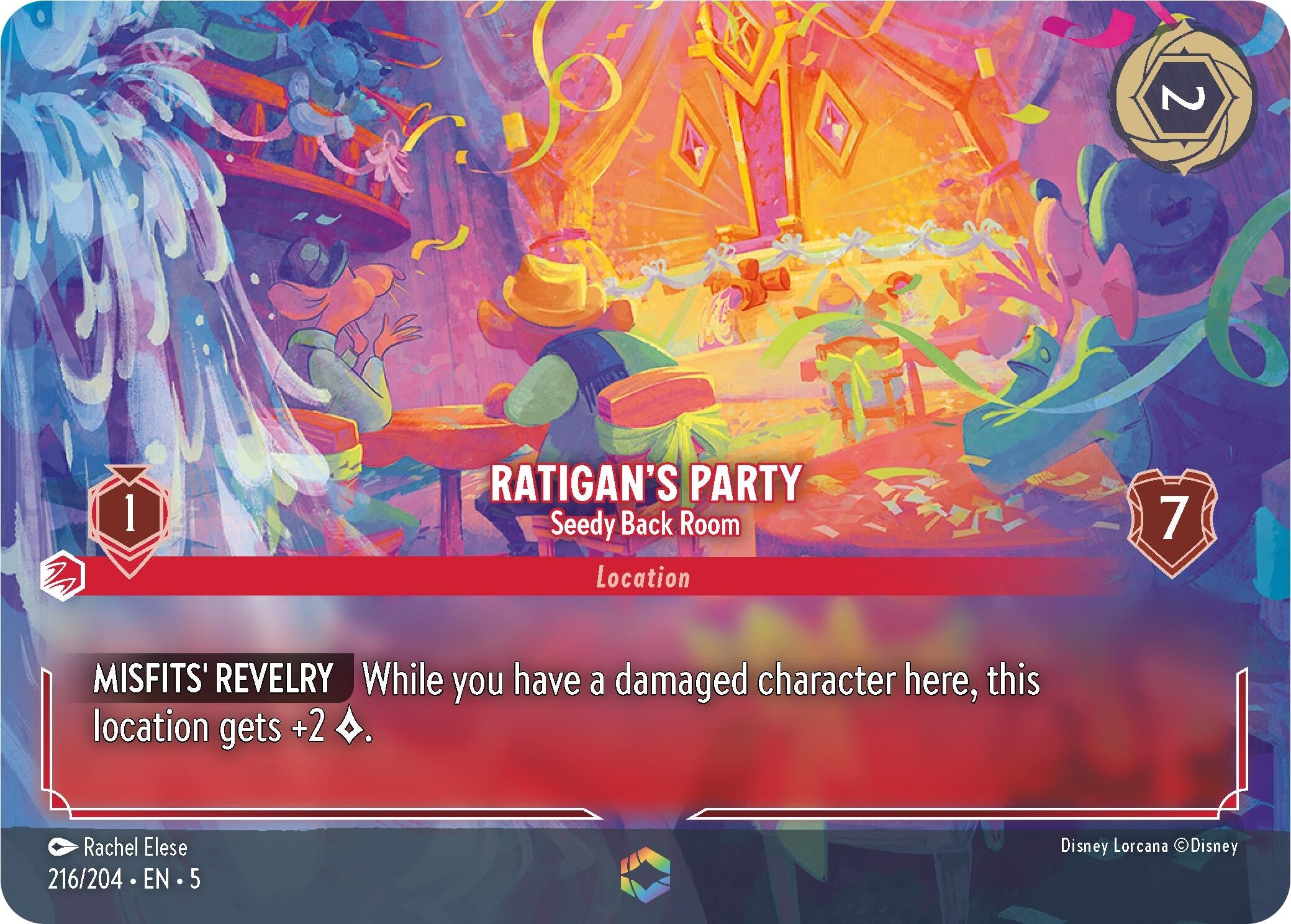 Ratigan's Party - Seedy Back Room (Enchanted) (216/204) (Shimmering Skies)